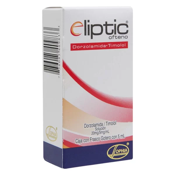 ELIPTIC OFTENO OPHTALMIC SOLUTION DORZOLAMIDE-TIMOLOL 20/5MG/ML 5ML