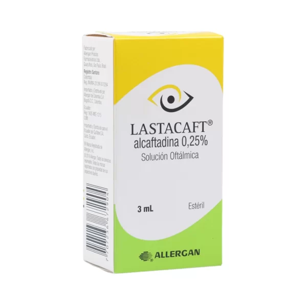 LASTACAFT OPHTALMIC SOLUTION ALCAFTADINE 0.25% 3ML