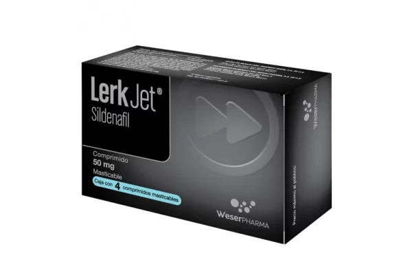 LERK JET SILDENAFIL 50MG 4CHEW TABS