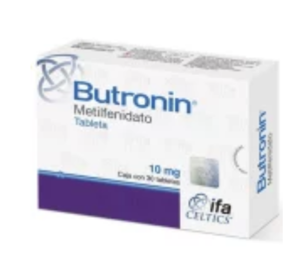 Butronin Methylphenidate 10 mg 30 tabs.