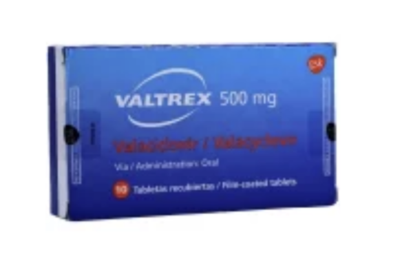 Valtrex Valacyclovir hydrochloride Generic 500 mg 30 Tabs